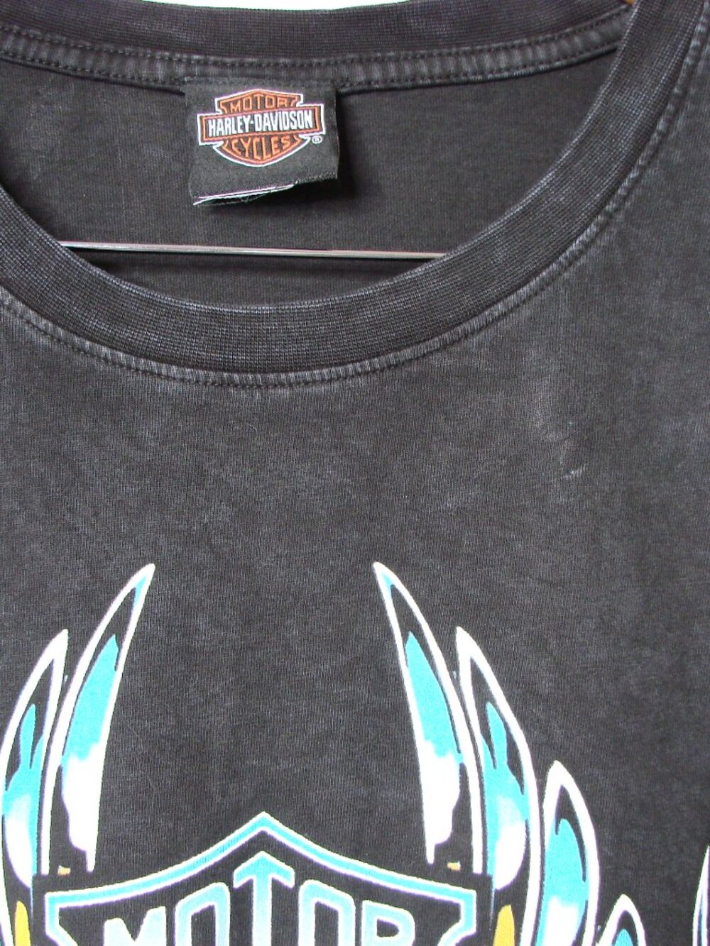 Harley Davidson Motorcyles Muscle Tank Top Sleeveless Texas Skull Wings XL 2XL - Picture 12 of 16